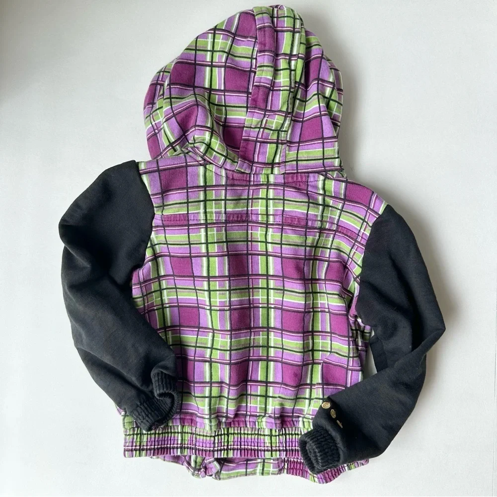 Coogi Zip-Up Plaid Jacket